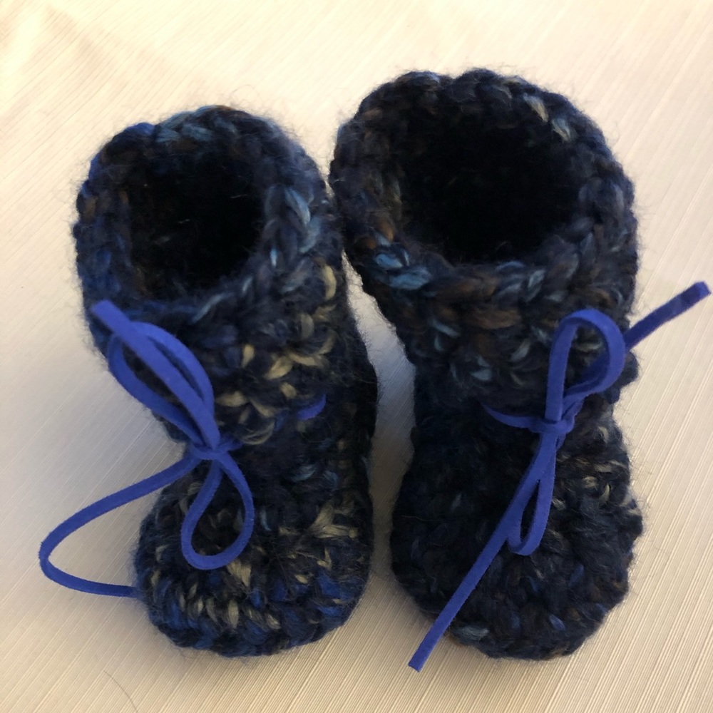 🆕 Handmade 6 month Baby Booties